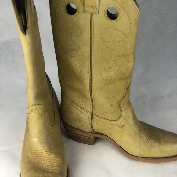 Pure Leather Boots Size 10D  Rare Beautiful Color main image 12
